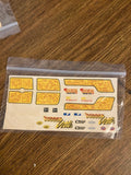 Vintage plastic model kit ??? scale Sticker/Decals Model