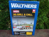 Model Railroad Building Kit (DQ Grill & Chill) HO scale by Walthers #933-3486 Model