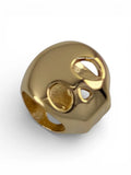 New 100%  Authentic PANDORA 14k Gold Plated Skull Mini Charm 764518C00 Charms