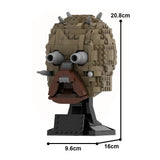 Modubrix Moc Building Blocks ??Tusken Raider Mask Set Bricks Toys Kits 680 Pcs Model