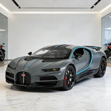 1:24 Bugatti Tourbillon With Spray Diecast Muscle Car Model Sound Light Gift Toy Model