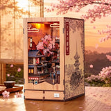 DIY Book Nook Kit Twilight Sakura Path Japanese Miniature House Decor Gift Model