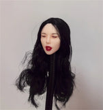 1/6 Scale Head Sculpture Open Mouth tongue Out Expression For 12" Figure model Model