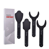 4pcs Dental Photo Contrast Black Background Board Palatal Photography Contraster Model