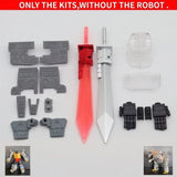 3D DIY Filler Neck Chest Sword Movable Hand Upgrade KIT For SS86 Grimlock Model