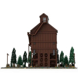 MOC-66138 Wood Coaling Tower for Your Railroad Theme 5359 Pieces Building Kit Model