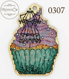 Dummy Cupcake wooden base Counted Cross Stitch Kit ?C DIY Needlework Craft Model