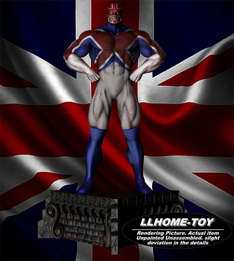 1/6 36cm Captain Britain 3D print Model Kit Unpainted Unassembled GK figure Model
