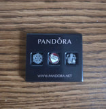 Authentic Pandora Locket Petite Charms Sterling Silver 925 Lot of 3 W/ Box New Charms