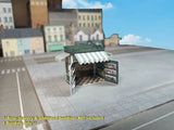 N Scale Building - Newsstand (Cover Stock PRE-CUT Paper Kit) NS1N Model