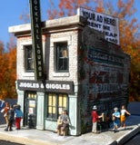 Downtown Deco HO Scale New Jiggles Giggles Cocktails Building Kit Great Decals! Model