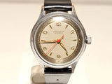VINTAGE  WW2 MILITARY TWO TONE DIAL MEN'S 32mm GERMANY WATCH "JUNGHANS" CAL.98 Model