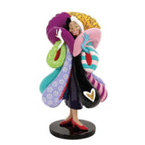 Disney Britto Cruella De Vil Colorful Patterned Figurine 6018075 Model