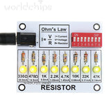 Soldering Practice Kit DIY Electronic Circuit Project Resistor Learning Board Model