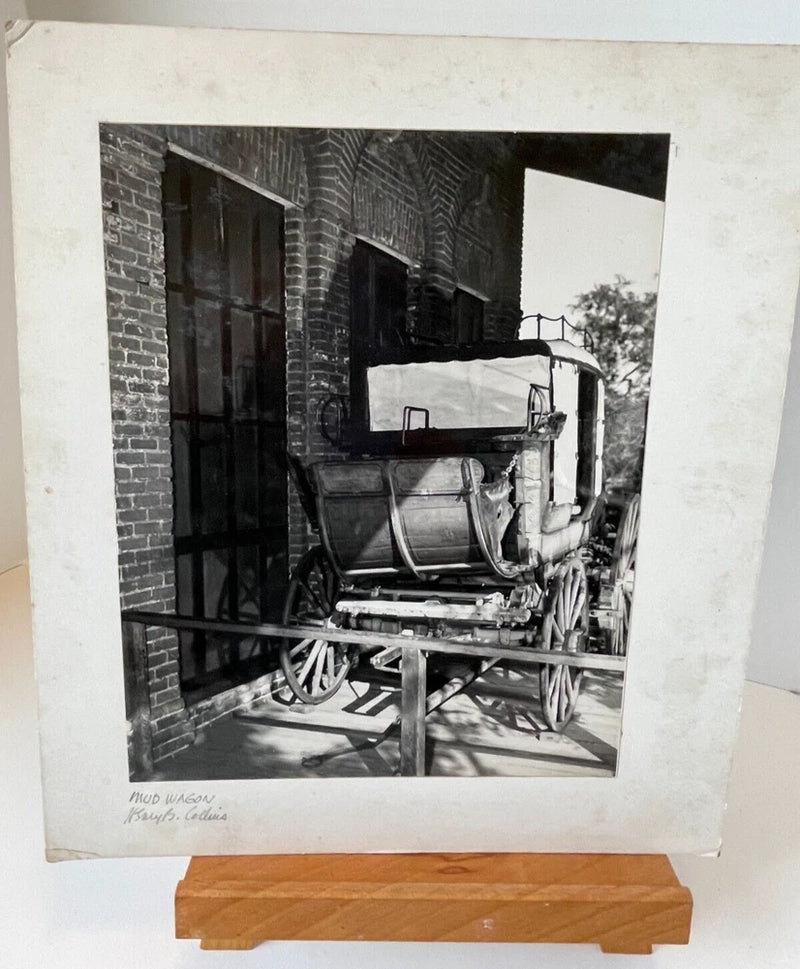 Vintage Photo on Board, 1941 Mud Wagon, Warner Bros., N. Hollywood, H.B. Collins Model
