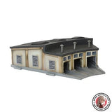 Rokuhan S038 Z Gauge Roundhouse Model Railroad Building Kit Model
