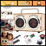 DIY Bluetooth Speaker STEM Kit for Kids & Adults - Build Portable Wood Speaker, Model