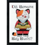 Design Works counted cross stitch kit "Say Sushi", 13x18cm Model