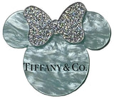 5 Pc Minnie Head - Acrylic Flatback Charms - For Badge Reels - DIY Crafts Charms