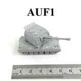 French AUF1 Self-propelled Howitzer, 3D Printed ,1/144 Scale Mini Model,Resin Model