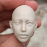 DIY 1/6 Beauty Girl Head Sculpt Model For 12in Female PH TBL Action Figure Doll Model