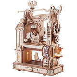 ROKR 3D Wooden Puzzle Printing Press Model Kit Mechanical Gears LK602 Gift Model