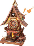 ROKR 3D Wooden Puzzles for Adults, Cuckoo Clock Model Kit, Room Home Decor DIY W Model