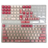 126Keys Chocolate Bear Customs Keycaps PBT MDA Profile Keycaps for Set Model