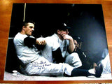 WHITEY FORD WITH ROGER MARIS CHAIRMAN OF BOARD YANKEES SIGNED AUTO 16X20 STEINER Model