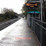 PHOTO  ELECTRONIC DISPLAY BOARD PLATFORM 2 PENCOED RAILWAY STATION THIS PLATFORM Model