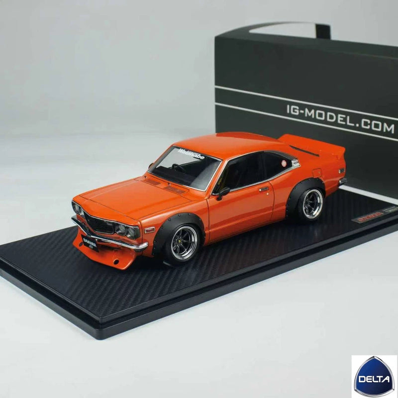 1/18 Ignition Model Ig  Mazda Savanna S124 Semi Works Orange Ig3731 Model