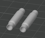 1/24 1/25 3D Resin Glass Pack/ Cherry Bomb Muffler Set Scale Model Kit Parts Model