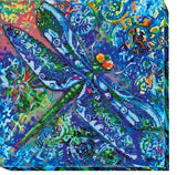 Bead embroidery kit Turquoise needlework kit Art canvas beadwork pattern Model
