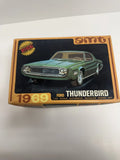 AMT 1969 Ford Thunderbird Green Model Kit Unassembled Vintage Car Model