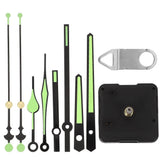 DIY Clock Kit with Glow-in-the-Dark Numerals 6 Sets of Hands Mechanism Model