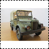1:25 Scale GAZ-69M Four-wheel Drive Light Truck DIY Handcraft Paper Model Kit Model