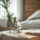 Meditating Jesus Figurine Decorative Lightweight for Shelf Displaying 11x9cm Model
