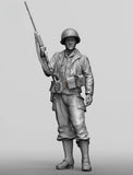 1/16 Resin Figure Model Kit WWII US Gunner Soldier Unassembled Unpainted Model