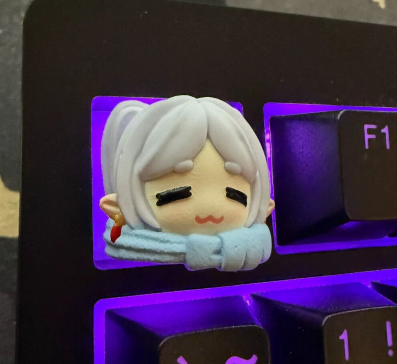 Frieren Anime Frieren: Beyond Journey's End Keycap For MX Keyboard 1pcs Gift Model