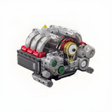 Mould King 10193 Mini V8 Engine Kits That Moves Building Blocks 609 Pcs 14+ STEM Model