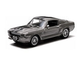 1967 Ford Mustang Custom "Eleanor" Gray Diecast 1:43 Scale Model Car - 86411 Model
