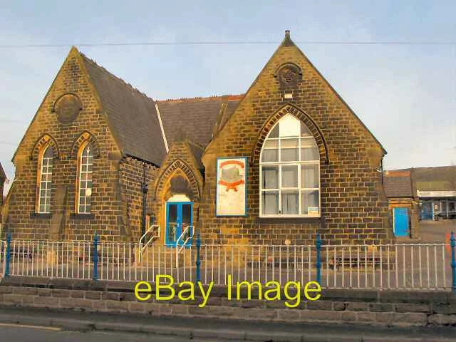 Photo 6x4 Thurlstone School Board 1878 Millhouse Green The stone plaque i c2006 Model