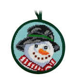 Alice Peterson Stitch-Ups Snowman Needlepoint Ornament Kit Model