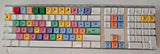 Apple A1048 USB Keyboard w/ Custom Color Video Editing Keycaps Tested Working Model