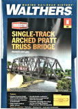N Scale Walthers Cornerstone 933-3870 Single-Track Arched Pratt Truss Bridge Kit Model