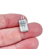 Vintage Sterling Silver 925 Gift Box Present Charm Charms
