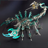 Green Cyber Scorpion 3D Metal Mechanical Model Kit ?C DIY Alloy Puzzle Toy Model