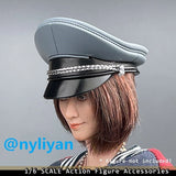 1/6 Female Grey Uniform Brimmed Hat Model For 12''PH TBL Action Figure Model
