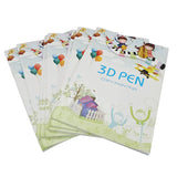 44Pages 3D Printing Pen Album Board Drawing Template Paper Molds Copy Board Model