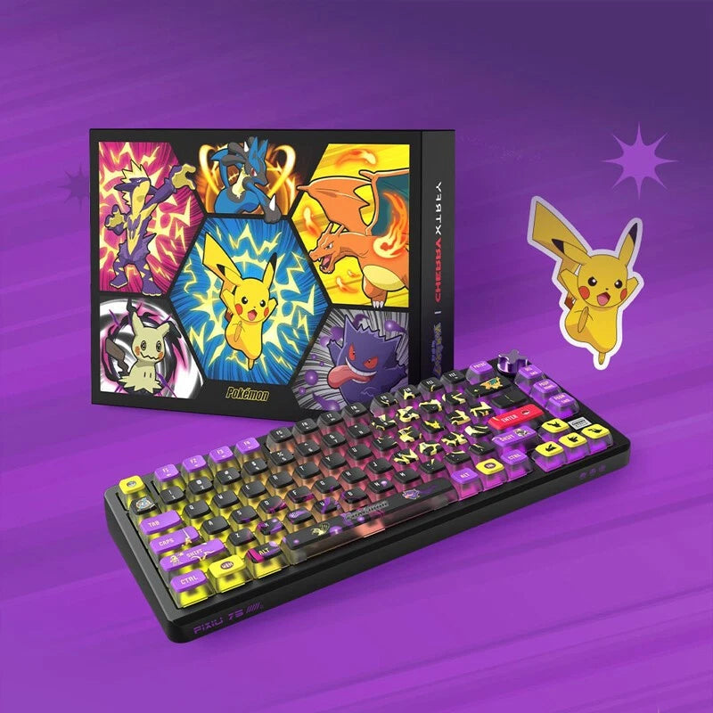 Anime Cherry x Pok¨¦mon Gengar PIXIU75 Mechanical Keyboard Model